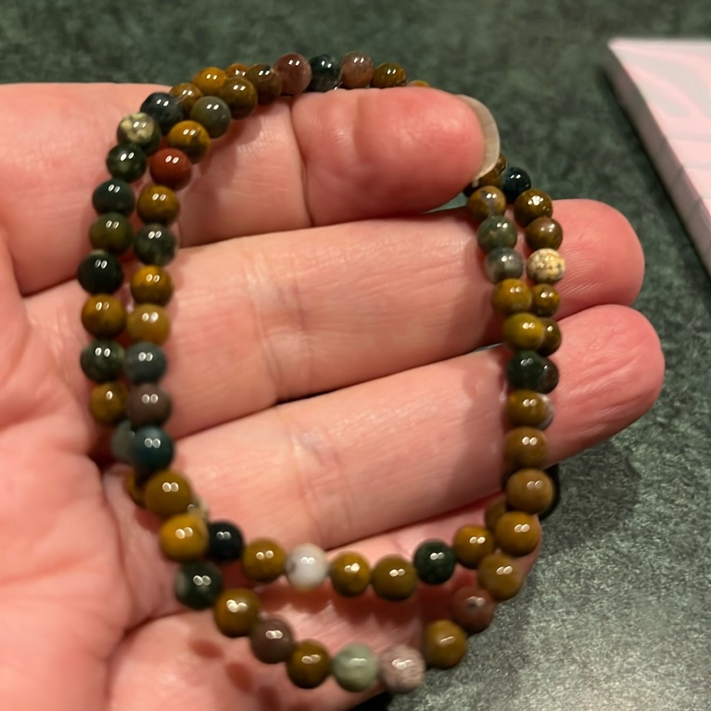Indian Agate (one) 4mm